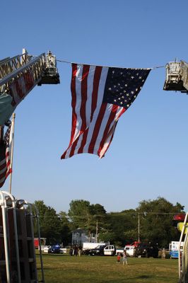 Police Patrol 
Tuesday, August 1, was National Night Out at ORR and across the country, with local Tri-Town and regional police departments hosting the event aimed at raising awareness of community police efforts. Photos by Jean Perry
