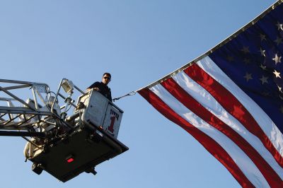 Police Patrol 
Tuesday, August 1, was National Night Out at ORR and across the country, with local Tri-Town and regional police departments hosting the event aimed at raising awareness of community police efforts. Photos by Jean Perry
