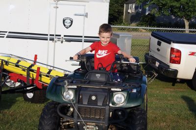 Police Patrol 
Tuesday, August 1, was National Night Out at ORR and across the country, with local Tri-Town and regional police departments hosting the event aimed at raising awareness of community police efforts. Photos by Jean Perry
