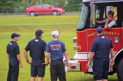 National Night Out
EEE can’t stop the NNO! (And neither can a little rain and thunder.) Despite an EEE “high risk” alert, the 7th annual Tri-Town National Night Out on Tuesday, August 6, was underway in front of ORR attracting locals to enjoy a summer afternoon of interacting with our emergency first responders and exploring the tools of their trade. Photos by Jonathan Comey
