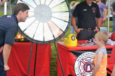 National Night Out
EEE can’t stop the NNO! (And neither can a little rain and thunder.) Despite an EEE “high risk” alert, the 7th annual Tri-Town National Night Out on Tuesday, August 6, was underway in front of ORR attracting locals to enjoy a summer afternoon of interacting with our emergency first responders and exploring the tools of their trade. Photos by Jonathan Comey
