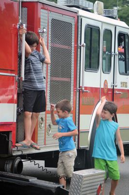 National Night Out
EEE can’t stop the NNO! (And neither can a little rain and thunder.) Despite an EEE “high risk” alert, the 7th annual Tri-Town National Night Out on Tuesday, August 6, was underway in front of ORR attracting locals to enjoy a summer afternoon of interacting with our emergency first responders and exploring the tools of their trade. Photos by Jonathan Comey
