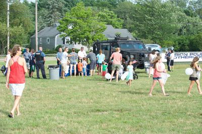 3rd Annual Tri-Town National Night Out
 Citizens were invited to the 3rd Annual Tri-Town National Night Out at ORR on Tuesday, August 4. The event is aimed at bringing together citizens and local law enforcement and is sponsored by the Marion, Mattapoisett, and Rochester Police Departments. Photos by Colin Veitch
