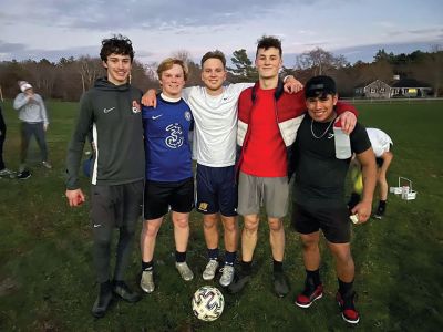 ORR Alumni Soccer held on Friday. Photo courtesy Principal Mike Devoll.
