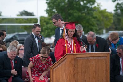 ORR Class of 2017
On Saturday, June 3, seniors at Old Rochester Regional High School received their diplomas and tossed their caps to the sky with joy as the rain held off long enough for the commencement ceremony. Photos by Felix Perez
