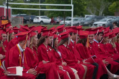 ORR Class of 2017
On Saturday, June 3, seniors at Old Rochester Regional High School received their diplomas and tossed their caps to the sky with joy as the rain held off long enough for the commencement ceremony. Photos by Felix Perez
