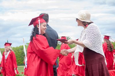 ORR Class of 2017
On Saturday, June 3, seniors at Old Rochester Regional High School received their diplomas and tossed their caps to the sky with joy as the rain held off long enough for the commencement ceremony. Photos by Felix Perez
