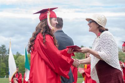 ORR Class of 2017
On Saturday, June 3, seniors at Old Rochester Regional High School received their diplomas and tossed their caps to the sky with joy as the rain held off long enough for the commencement ceremony. Photos by Felix Perez
