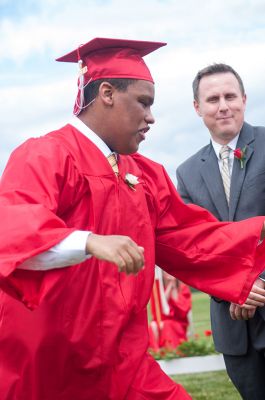 ORR Class of 2017
On Saturday, June 3, seniors at Old Rochester Regional High School received their diplomas and tossed their caps to the sky with joy as the rain held off long enough for the commencement ceremony. Photos by Felix Perez
