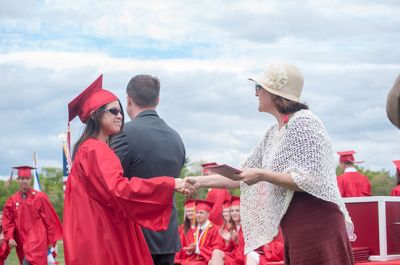 ORR Class of 2017
On Saturday, June 3, seniors at Old Rochester Regional High School received their diplomas and tossed their caps to the sky with joy as the rain held off long enough for the commencement ceremony. Photos by Felix Perez
