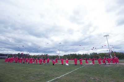 ORR Class of 2017
On Saturday, June 3, seniors at Old Rochester Regional High School received their diplomas and tossed their caps to the sky with joy as the rain held off long enough for the commencement ceremony. Photos by Felix Perez
