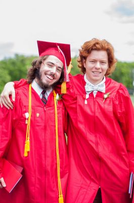 ORR Class of 2017
On Saturday, June 3, seniors at Old Rochester Regional High School received their diplomas and tossed their caps to the sky with joy as the rain held off long enough for the commencement ceremony. Photos by Felix Perez
