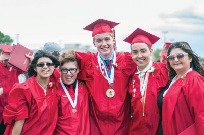 ORR Class of 2017
On Saturday, June 3, seniors at Old Rochester Regional High School received their diplomas and tossed their caps to the sky with joy as the rain held off long enough for the commencement ceremony. Photos by Felix Perez
