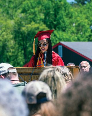 ORR Class of 2021
Saturday’s commencement exercises at Old Rochester Regional High School saw 188 members of the Class of 2021 graduate, and they and their families heard speeches from Valedictorian Katelyn Luong and Class President Bess Pierre, along with words from keynote members of the district and school administration. Cary Humphrey, who is leaving the ORR School Committee after a decade of service including his role as chairperson, handed out diplomas. Photos by Ryan Feeney
