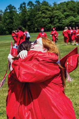 ORR Class of 2021
Saturday’s commencement exercises at Old Rochester Regional High School saw 188 members of the Class of 2021 graduate, and they and their families heard speeches from Valedictorian Katelyn Luong and Class President Bess Pierre, along with words from keynote members of the district and school administration. Cary Humphrey, who is leaving the ORR School Committee after a decade of service including his role as chairperson, handed out diplomas. Photos by Ryan Feeney

