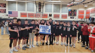 Old Rochester Regional High School Boys’ Basketball Team
The Old Rochester Regional High School boys’ basketball team not only made the MIAA Division 3 Final Four for the second consecutive year, the 20th-seeded Bulldogs battled their way to four postseason victories, earning a trip back to the state final where they came within a single second of capturing the title ultimately won by second-seeded Norwell. ORR’s bittersweet brush with the banner was only the ending of an amazing story of the Bulldogs’ battle level through a challenging 2024-25 schedule and their
