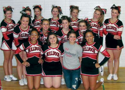 Top Cheerleaders
The ORR High School cheerleaders won in their division at their last competition two weeks ago and are now competing in Regionals this Saturday, November 12 at Dartmouth High, under the guidance of head coach Lynn Monger and Assistant Coach Krystal Baptiste. Photo courtesy of Patti McArdle.
