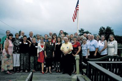 ORR Class of 1962
On Saturday, August 4, over 30 members of Old Rochester Regional's Class of 1962 gathered at the Reservation Golf Club to celebrate their 50th high school reunion.  The Class of 1962 was the first class to ever graduate the school.  Photos by Felix Perez.
