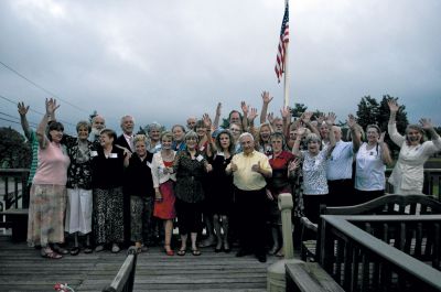 ORR Class of 1962
On Saturday, August 4, over 30 members of Old Rochester Regional's Class of 1962 gathered at the Reservation Golf Club to celebrate their 50th high school reunion.  The Class of 1962 was the first class to ever graduate the school.  Photo by Felix Perez.
