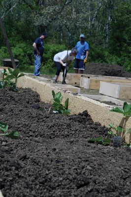 EmpowORR
Saturday, May 20, marked the official establishment of the “EmpowORR” Community Garden behind Old Rochester Regional Junior High School. The students and staff of the Transition Program at ORR High School established the garden to provide an opportunity for students with unique abilities to gain horticultural experience, including the sale of the produce at local farmers’ markets, while fostering community service opportunities. Photos by Jean Perry
