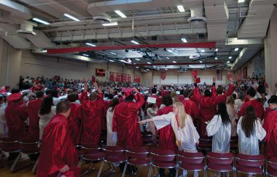 ORR Class of 2013
Old Rochester Regional High School seniors graduated on Saturday, June 8, in a commencement ceremony that took place in the gymnasium as storms threatened. For full coverage of the event, in addition to Senior Awards, see our ORR Update on page 38. Photos by Felix Perez
