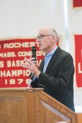 Old Rochester Regional Athletic Hall of Fame
June 21 marked the official Old Rochester Regional Athletic Hall of Fame induction of alumni athletes whose accomplishments will forever be remembered. During an induction banquet, the ORRAHOF honored athletes Charles Jefferson, Steven Heath, Tom DeCosta, Cornelia Dougall, Gretchen Hamer McDonald, and Peter Borsari. Also inducted was trainer Andrew Mendes, Coach Jim Hubbard, and the 1962 Cross Country Team. Photo by Felix Perez
