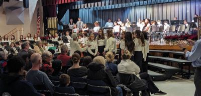  Old Rochester Regional Junior High Jazz Band
The Old Rochester Regional Junior High Jazz Band, Grade 7 Concert Band and Chorus all performed during the November 29 Holiday Concert held at the school. Photos courtesy ORR District
