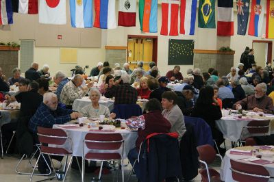 ORRJH Thanksgiving

The students of Old Rochester Regional Junior High on November 24 hosted their annual Thanksgiving banquet for the senior citizens of Tri-Town – a tradition made possible by the volunteer staff and students who spend hours decorating, cooking, serving, and cleaning up after so seniors can get a taste of the school community’s gratitude for their support. Photos by Jean Perry

