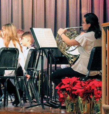 ORR Junior High School Holiday Concert
ORR Junior High School hosted another holiday concert to a packed auditorium on December 19. The audience enjoyed seasonal selections performed by the Jazz Band, 7th-grade Band, 8th-grade Band, and the Chorus. Photos by E.O. Bednarczyk
