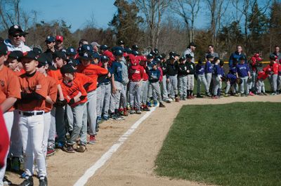 Old Rochester Little League
Saturday, May 2 was Opening Day for the Old Rochester Little League. The parade took the young athletes from the Knights of Columbus over to Haley Field in Mattapoisett, where Opening Day ceremonies commenced. Photos by Felix Perez
