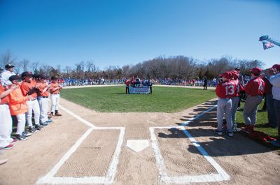 Old Rochester Little League
Saturday, May 2 was Opening Day for the Old Rochester Little League. The parade took the young athletes from the Knights of Columbus over to Haley Field in Mattapoisett, where Opening Day ceremonies commenced. Photos by Felix Perez
