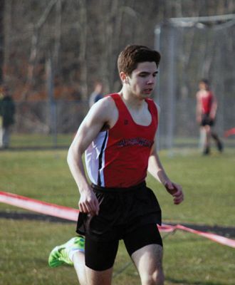 Career Best
ORR’s Fred Murolo ran a career-best 2:07 in the 800 meters against Wareham last week. Photo by Dorothy Bell
