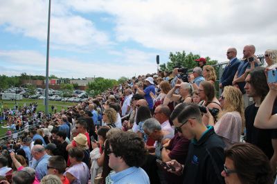 Class of 2022
Old Rochester Regional High School graduates toss their caps high into the air at the conclusion of Saturday's graduation exercises on the Mattapoisett campus. A beautiful Saturday afternoon greeted families, friends and supporters of the Class of 2022, which was led in the procession by Valedictorian Amaya McLeod, Class President Mackenzie Marie Wilson, Class Vice President John Joseph Kassabian and Class Treasurer Eddie Gonet. Photo by Mick Colageo
