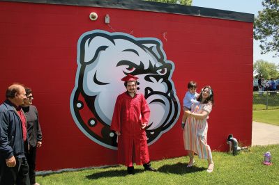 Class of 2022
Old Rochester Regional High School graduates toss their caps high into the air at the conclusion of Saturday's graduation exercises on the Mattapoisett campus. A beautiful Saturday afternoon greeted families, friends and supporters of the Class of 2022, which was led in the procession by Valedictorian Amaya McLeod, Class President Mackenzie Marie Wilson, Class Vice President John Joseph Kassabian and Class Treasurer Eddie Gonet. Photo by Mick Colageo
