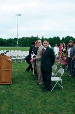 ORR Grads
Old Rochester Regional High School held commencement ceremonies for the Class of 2009 on Saturday, June 6 at David S. Hagen Memorial Field on the ORR campus. An overflow crowd of family, friends and faculty was on hand to look on as over 150  graduates received their diplomas. Photo by Robert Chiarito.
