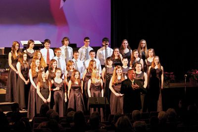 ORR Holiday Concert
The ORRHS chorus was one of four groups to perform at the school's annual holiday concert on Thursday, December 13.  The singers did four songs including "Silent Night" and "Baby, It's Cold Outside."  Photo by Eric Tripoli.
