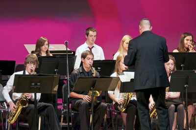 ORR Holiday Concert
The ORR jazz band started their set with a medley of music composed by Vince Guaraldi for "A Charlie Brown Christmas." Photo by Eric Tripoli.
