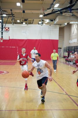 Alumni Basketball
The Old Rochester Regional High School alumni and the ORR boys’ and girls’ basketball teams shared a couple of friendly games of basketball on March 29 during the 2nd annual Old Rochester Regional Hall of Fame Alumni Hoops Classic. The women’s alumni team lost to the girls’ team 45-29, while the men’s alumni team beat the boys’ team in a close game of 75-63. Photos by Colin Veitch
