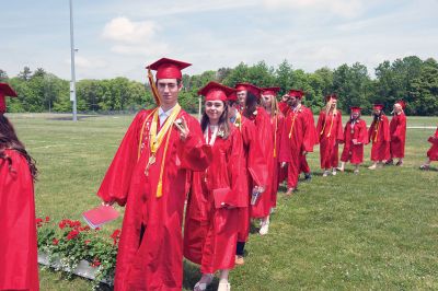 Old Rochester Regional High Graduation 
The Old Rochester Regional High Graduation ceremony on June 4 included speeches from Superintendent Doug White, Principal Michael Devoll, Class President Bailey Sweet, and Valedictorian Paige Watterson. The seniors then got together in one large circle to throw their caps in the air as the final act they would perform together as a class. Congratulations to the ORR Class of 2016! Photos by Colin Veitch
