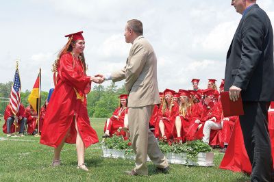 Old Rochester Regional High Graduation 
The Old Rochester Regional High Graduation ceremony on June 4 included speeches from Superintendent Doug White, Principal Michael Devoll, Class President Bailey Sweet, and Valedictorian Paige Watterson. The seniors then got together in one large circle to throw their caps in the air as the final act they would perform together as a class. Congratulations to the ORR Class of 2016! Photos by Colin Veitch
