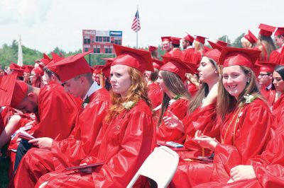 Old Rochester Regional High Graduation 
The Old Rochester Regional High Graduation ceremony on June 4 included speeches from Superintendent Doug White, Principal Michael Devoll, Class President Bailey Sweet, and Valedictorian Paige Watterson. The seniors then got together in one large circle to throw their caps in the air as the final act they would perform together as a class. Congratulations to the ORR Class of 2016! Photos by Colin Veitch
