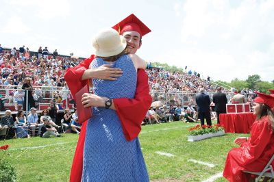 Old Rochester Regional High Graduation 
The Old Rochester Regional High Graduation ceremony on June 4 included speeches from Superintendent Doug White, Principal Michael Devoll, Class President Bailey Sweet, and Valedictorian Paige Watterson. The seniors then got together in one large circle to throw their caps in the air as the final act they would perform together as a class. Congratulations to the ORR Class of 2016! Photos by Colin Veitch
