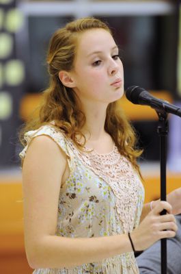 Sweet Sounds of Music
Friends of Old Rochester Music held their first concert of the season entitled, “Sweet Sounds of Music” on Thursday, October 18. Students from both the High School and Junior High School were showcased. Pictured here is Caroline Reusch.
