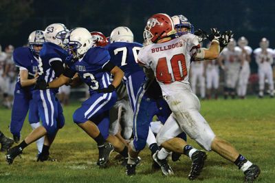 ORR Football
On Friday, October 7, the ORR Bulldogs crushed the Fairhaven Blue Devils with a score of 48-6. Photos by Colin Veitch
