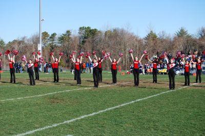 Thanksgiving Football
The Bulldog Rhythm Dance Team entertains the crowd during half time at the Thanksgiving Day game against Apponequet on November 24, 2011. Photo by Paul Lopes
