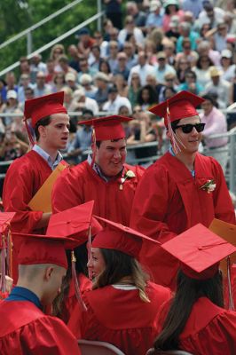 ORR Class of 2018
The future is so bright! Congratulations to the ORR graduation class of 2018! The unexpected sunshine shone down on the ORR commencement ceremony on Saturday, June 2, allowing the event to take place outside. Pictured here, Superintendent Dr. Doug White congratulates graduates as they file past clutching their diplomas. Photo by Jean Perry
