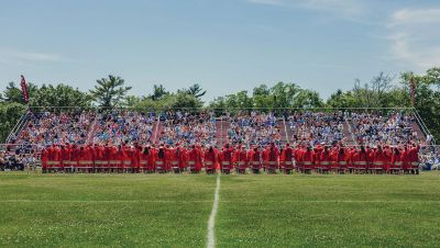 ORR Class of 2021
Saturday’s commencement exercises at Old Rochester Regional High School saw 188 members of the Class of 2021 graduate, and they and their families heard speeches from Valedictorian Katelyn Luong and Class President Bess Pierre, along with words from keynote members of the district and school administration. Cary Humphrey, who is leaving the ORR School Committee after a decade of service including his role as chairperson, handed out diplomas. Photos by Janelle LaPointe
