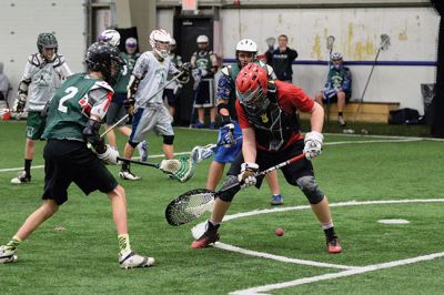 Crossroads Boys’ Lacrosse League
In the Crossroads Boys’ Lacrosse League, ORR beat Fairhaven 22-3 on Sunday, February 1 at the Jungleplex in Plymouth. There is a game every Sunday for the next six weeks, as the athletes keep in shape for the spring season. Photos by Colin Veitch
