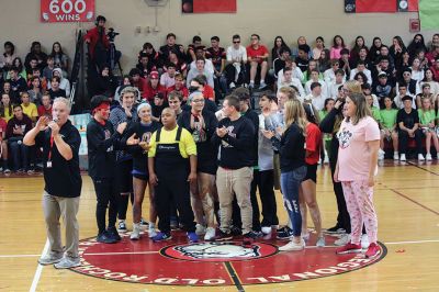 ORR High School Spirit
Friday, October 25 was the date of the Old Rochester Regional pep rally when students present their class ‘skits’ and pull out the stops to show their ORR High School spirit. Photos by Erin Bednarczyk
