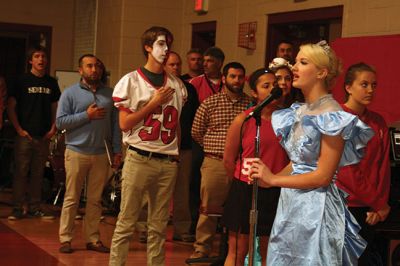 Homecoming Week at ORR
It was Homecoming Week at Old Rochester Regional High School, and October 23 was the annual ORR pep rally when students from each grade perform a skit to show school spirit. This year, the junior class took first place with its Peter Pan-themed skit. Photos by Jean Perry
